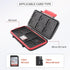 Memory Card Case, Water-Resistant Anti-Shock Holder for 12 SD SDXC SDHC + 12 Micro SD MSD TF Cards Storage Organizer