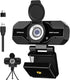 YOUPECK 1080P HD Webcam with Microphone, Noise Cancellation, Privacy Cover, Wide-Angle Lens, Auto