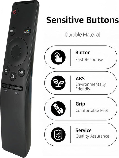 Replacement Remote BN59-01292A BN59-01266A for Samsung 4K Smart Ultra HDTV TV Models UN75MU630D, UN50MU630D,