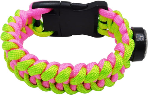 USB Flash Drives Sport Bracelet for Travel Companion, Outdoor Sports Lovers (8GB Pink-Yellow)