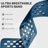 Getino Sport Bands Compatible with Fitbit Charge 5/ Charge 6 for Women Men, Soft Breathable Waterproof Strap Adjustable Replacement Accessories for Fitbit Charge 5/ Charge 6 Wrist Bands, Slate Blue