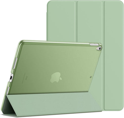 JETech Smart Cover for iPad Pro 10.5-Inch and iPad Air 3 (2019, 3rd Gen), Auto Wake/Sleep Cover (Matcha Green)