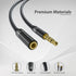 2 Pack 3.5mm Headphone Extension Cable (4Ft/1.2M), 4 Pole Hi-Fi Stereo Sound Audio Cable Male to Female AUX Cord, Auxiliary Extender for Speakers, PC, MP3 and All 3.5 mm Enabled Devices - Black