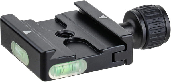 Arca Swiss Type Camera Tripod Mount Plate, 3/8" to 1/4" Adapter