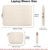 ARVOK Laptop Sleeve Case for 13/13.3/14 inch MacBook Air/Pro & HP Chromebook, Water-Resistant Leather Case with Pouch