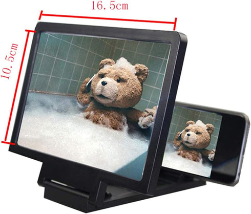 WOEIFGV 3D Enlarged Screen Phone Stand Bracket Screen Amplifier Screen Video Magnifier for Smartphone