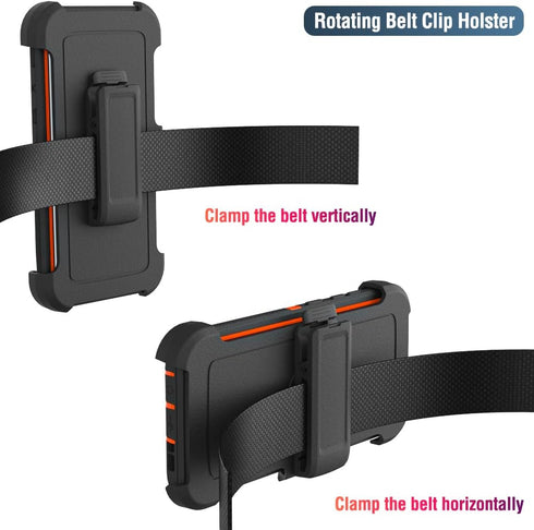 Case for Galaxy S8 with Clip - Heavy-Duty Tough Rugged Shockproof Protective Cover for Samsung Galaxy S8
