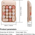 Lomiluskr 2.4G Accounting Wireless Numeric Keypad with USB Receiver, Cute Colorful Round Keycaps, Portable Financial
