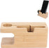 Beufee Wood Charging Docking Station, Bedside Organiser Key Wallet Watch Stand Nightstand Organizer