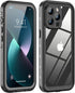 Design for iPhone 13 Pro Max Waterproof Case, Full Body Shockproof Dust Proof Phone Case Cover with Screen Protector -