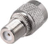 uxcell TNC Male to F Female Brass Connector RF Coaxial Adapter, 1pcs
