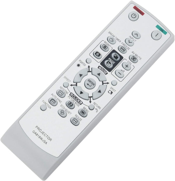 WINFLIKE GA818WJSA Replacement Remote Control for Sharp Projector XR-50S XR-50X XR-55X XR-55S