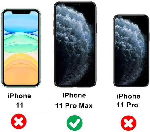 Hitaoyou iPhone 11 Pro Max Case: Military Grade Shockproof with Camera Cover, Kickstand, Magnetic Holder
