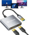 Reborn USB to HDMI Adapter, 1080P@60Hz USB 3.0 Male to Dual HDMI Female