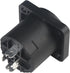 Speaker Plug Speakon Connector, Nl4fx Speaker Jacks and Connectors, Nl4fc Male Female Converter for Powercon