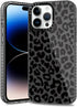 2 Pack Cheetah Cases for Apple iPhone 13 / iPhone 14 Case 6.1 inch, Clear with Cute Fashion Leopard Patterns for Girls Women, Slim Funda with Shockproof Protection Silicone Soft TPU Cover