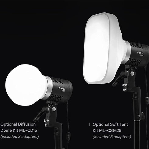 GODOX ML-CD15 V1 V860III V860II V850II TT685II TT600 TT560II TT520II TT660 ML30 ML30Bi ML60 ML60Bi AD100PRO AD200PRO