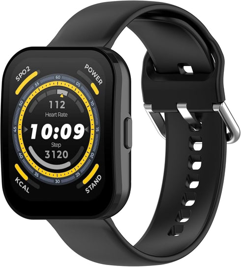 Watch Band Compatible with Amazfit Bip 5, Silicone Straps Sport Wristbands for Amazfit Bip 5 Smart Watch 1.91inch