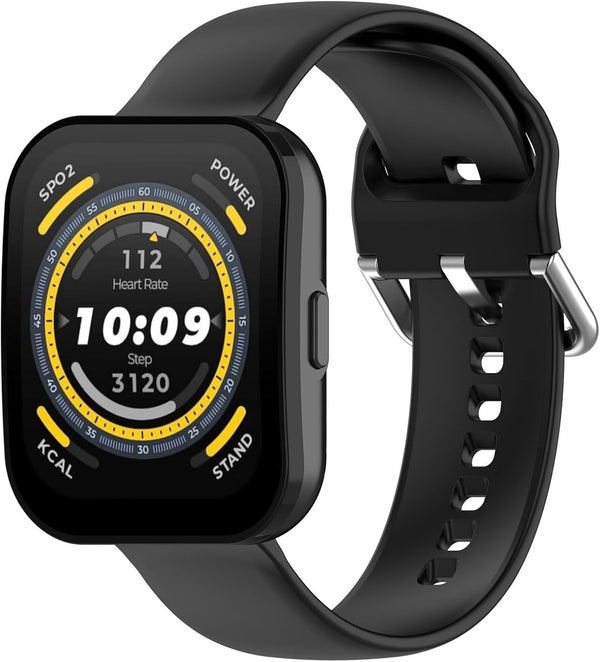 Watch Band Compatible with Amazfit Bip 5, Silicone Straps Sport Wristbands for Amazfit Bip 5 Smart Watch 1.91inch