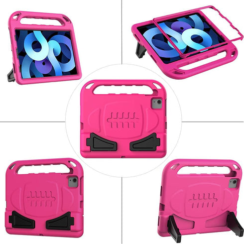 BMOUO Kids Case for iPad Air 5th/4th Generation 2022/2020, Shockproof Handle Stand with Built-in Screen Protector
