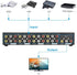 8-Way 8 1 Panlong AV Switch RCA Switcher in Out Composite Video L/R Audio Selector Box for DVD STB Game Consoles