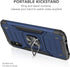 for Samsung Galaxy A10E Case Military Grade Built-in Kickstand Case Holster Armor Heavy Duty Shockproof Cover Protective for Samsung Galaxy A10E Phone Case (Purple)