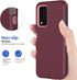 Annymall for T-Mobile Revvl V Plus 5G Case, Full Body Heavy Duty Shockproof Triple Layer with Built-in Screen Protector