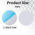 Zelphvt 20Pcs 1.3*1.3in Metal Plates for Magnetic Mount, Round Mobile Phone Magnet Stickers for Magnetic Car Mount Mini