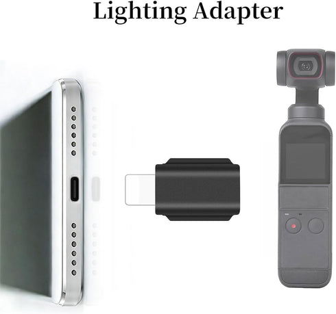 Littlefixer 2/Osmo USB-C Smartphone Adapter for DJI Pocket Pocket Camera, Android Cellphone Connector Accessories
