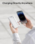 VRURC Portable Charger 10000mAh with Built-in Cables, LED Display Slim USB C Battery Pack for iPhone, Samsung, Android
