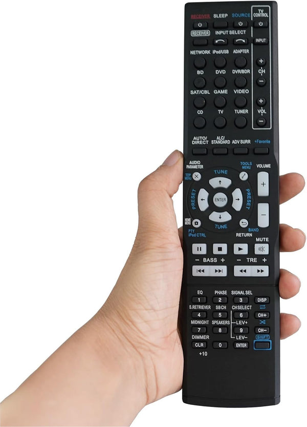 Pioneer AXD7721 Replacement Remote Control for VSX-1029, VSX-1029-K, VSX-44 7.2 Channel AV Receiver