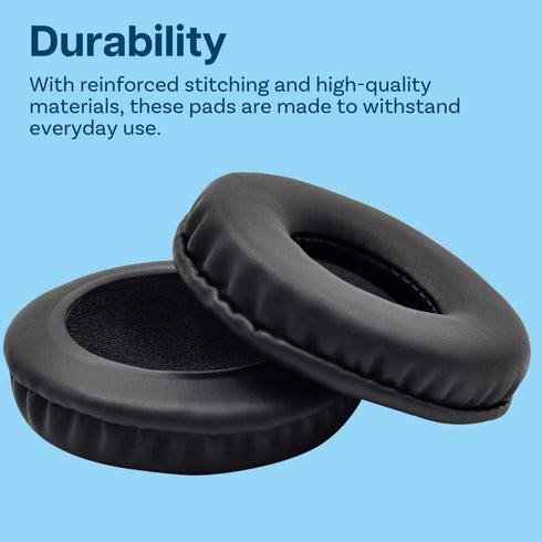 Ear Pads Replacement for Sony MDR-V150 ZX300 V300 V250 V100 V200 V400 Headphones by MMOBIEL - Protein PU Ear Pad