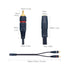 3.5mm Female to 2 RCA Male Stereo Audio Y Cable, 2 Pack, Gold Plated Plug RCA Splitter for TV, Computer, Speakers