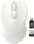 Trueque Wireless Mouse for Laptop, 2.4GHz Ergonomic Computer Mouse with Back & Forward