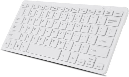 Junluck Ultra-Slim Wired Gaming Keyboard, Mini Ergonomic USB Keyboard with 78 Keys for Windows/Desktop/Laptop/PC