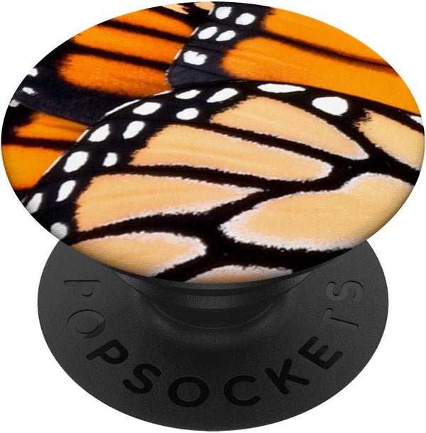 Monarch Butterfly Wing Pattern Insect Lepidopterist PopSocket Swappable PopGrip