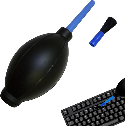 KMYZQDV Camera Air Blower Bulb Cleaner with Soft Brush Hand Squeeze Puffer Pump