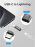 USB-C Adapter (Female) to USB Type C (Male) for iOS Lightning Cable - Charging Adapter for iPhone 15 Series, Galaxy