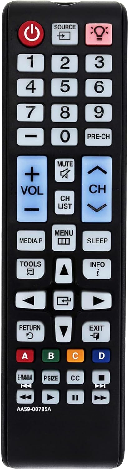 AA59-00785A Remote Compatible with Samsung TV Models PN43F4500AFXZA, PN51F4500AFXZA, and More