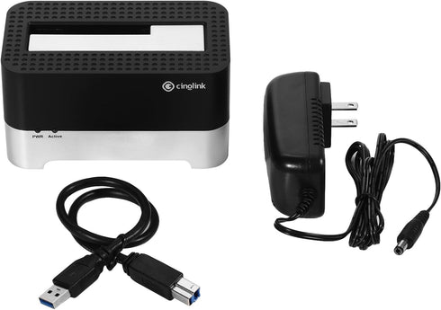 Cinolink 3.0 2.5/3.5 Inch 4ft 3.0 8TB, PS4, USB to SATA Hard Drive Docking Station with USB Cable for HDD/SSD Support