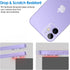 JETech 9H Tempered Glass Camera Lens Protector for iPhone 11 & 12 mini, HD Clear, Anti-Scratch, 3-Pack, Case Friendly.