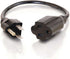 C2G Legrand 6 Foot Computer Power Cord, 18 AWG Extension Cable, Black, 1 Count, C2G 03115