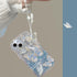 Cute Butterfly Glitter Bling Case for iPhone 13 Mini, Anti-Scratch Shockproof with Bracelets