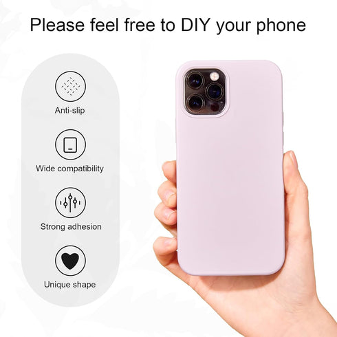 Gosknor 8pcs Heart Cell Phone Ring Holder, Metal Finger Ring Stand Heart-Shaped Sticky Phone Grip Loop Adhesive Phone