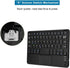 Cuifati Ultra-Slim Mini Wireless Touchpad Keyboard, All-in-One Wireless Keyboard with Multi-Touch Trackpad