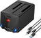 FIDECO USB 3.2 Gen 1 to Hard Drive Docking Station, Supports 2.5 or 3.5 inch SATA HDD SSD with Duplicator