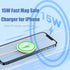 15W Wireless Charging Pad for iPhone 13/12 Series, iOS Earbuds Pro, Wireless Charging Station Mat (White)