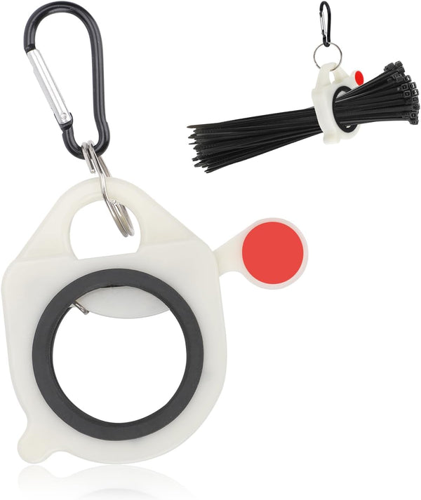 Cable Organizer Zip Tie Mount, Tool Belt Holder for 4/8/12/18 Inch Zip Ties, Cable Tie Bracket for Household Use