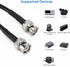 6G RG223 50 4K (2M) HD-SDI Video BNC Male to BNC Male Ohm Double Shielded Coaxial Cable for Recorder Sdi Converter