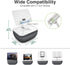 elitehood 4-15.6'' Adjustable iPad Pillow Stand for Lap, Soft Cushion Lap Beanbag Tablet Pillow Stand, Tablet Holder